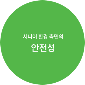 시니어 환경 측면의 안전성