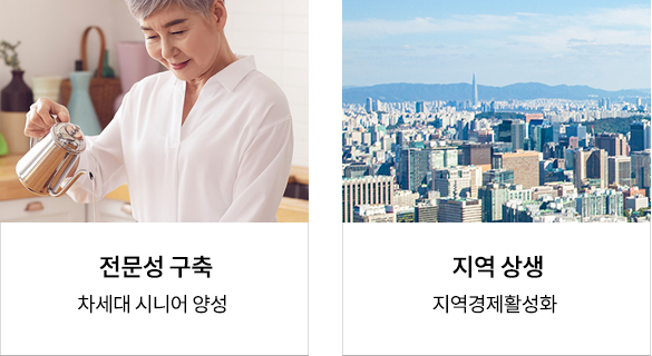전문성 구축, 지역상생